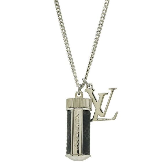 Louis Vuitton Monogram Eclipse Pendant Necklace - Picture 1 of 7